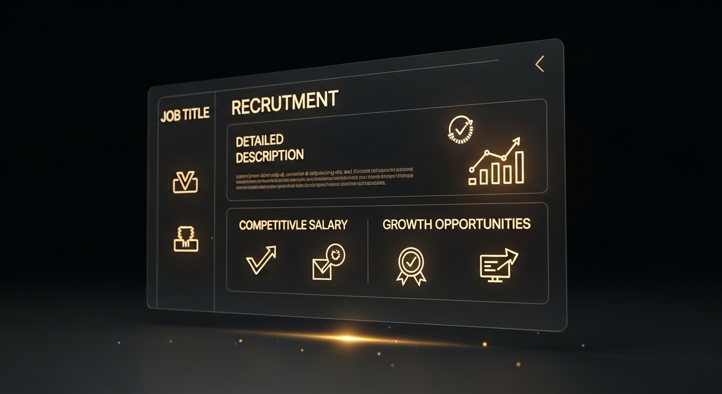 Tiêu đề công việc, Mô tả chi tiết, Mức lương cạnh tranh và Cơ hội phát triển.