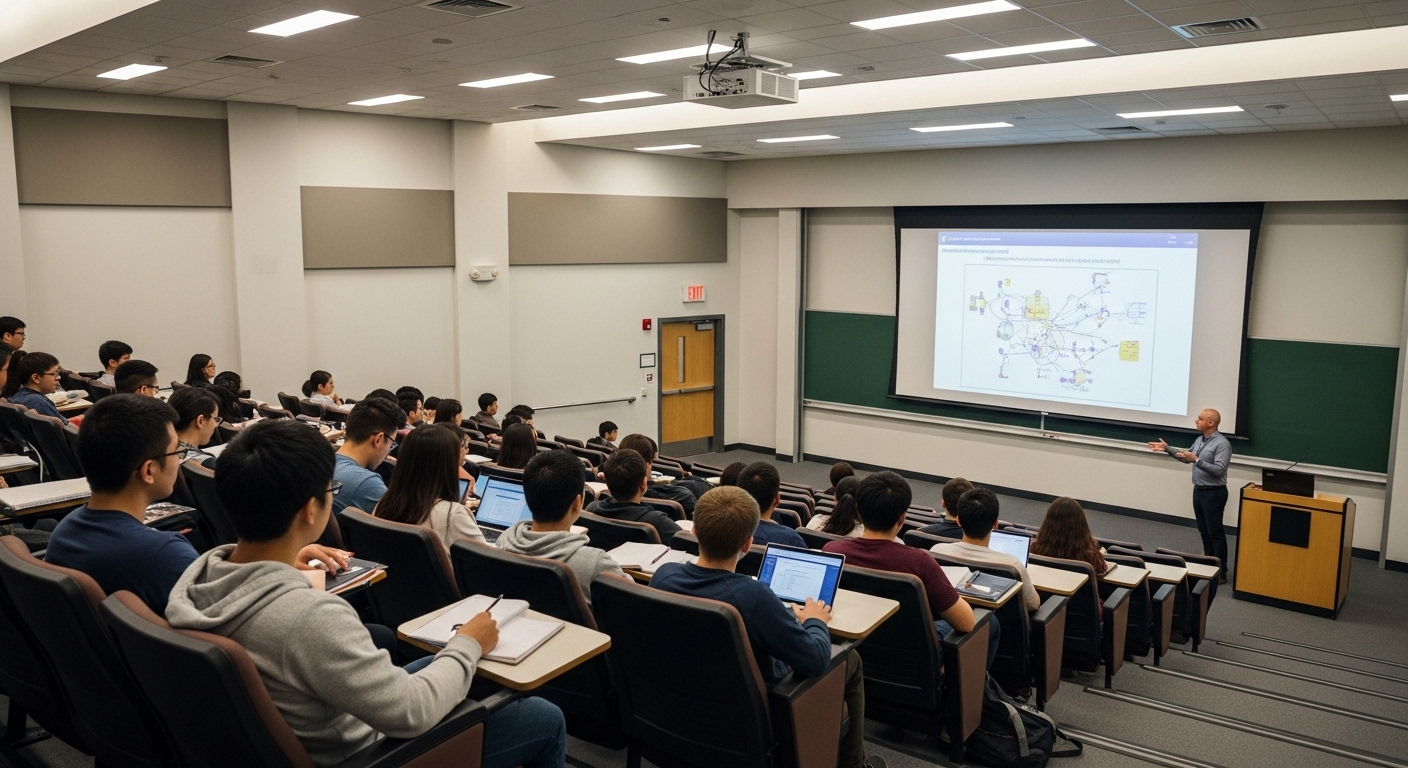 Hội trường đại học hiện đại, sinh viên chăm chú nghe giảng; môi trường học tập lý tưởng tại các trường thuộc top 20 trường đại học tốt nhất miền Bắc. Hội trường đại học hiện đại, sinh viên chăm chú nghe giảng; môi trường học tập lý tưởng tại các trường thuộc top 20 trường đại học tốt nhất miền Bắc.