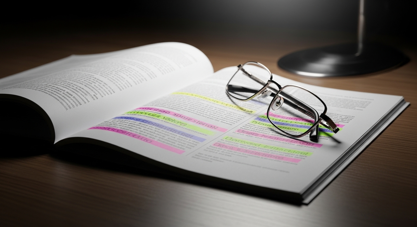 Tài liệu chuyên nghiệp mở với các phần đánh dấu, thể hiện nghiên cứu và phân tích chuyên sâu về câu hỏi phỏng vấn. Kính đọc sách sành điệu đặt cạnh trên bề mặt tối giản. Tài liệu chuyên nghiệp mở với các phần đánh dấu, thể hiện nghiên cứu và phân tích chuyên sâu về câu hỏi phỏng vấn. Kính đọc sách sành điệu đặt cạnh trên bề mặt tối giản.