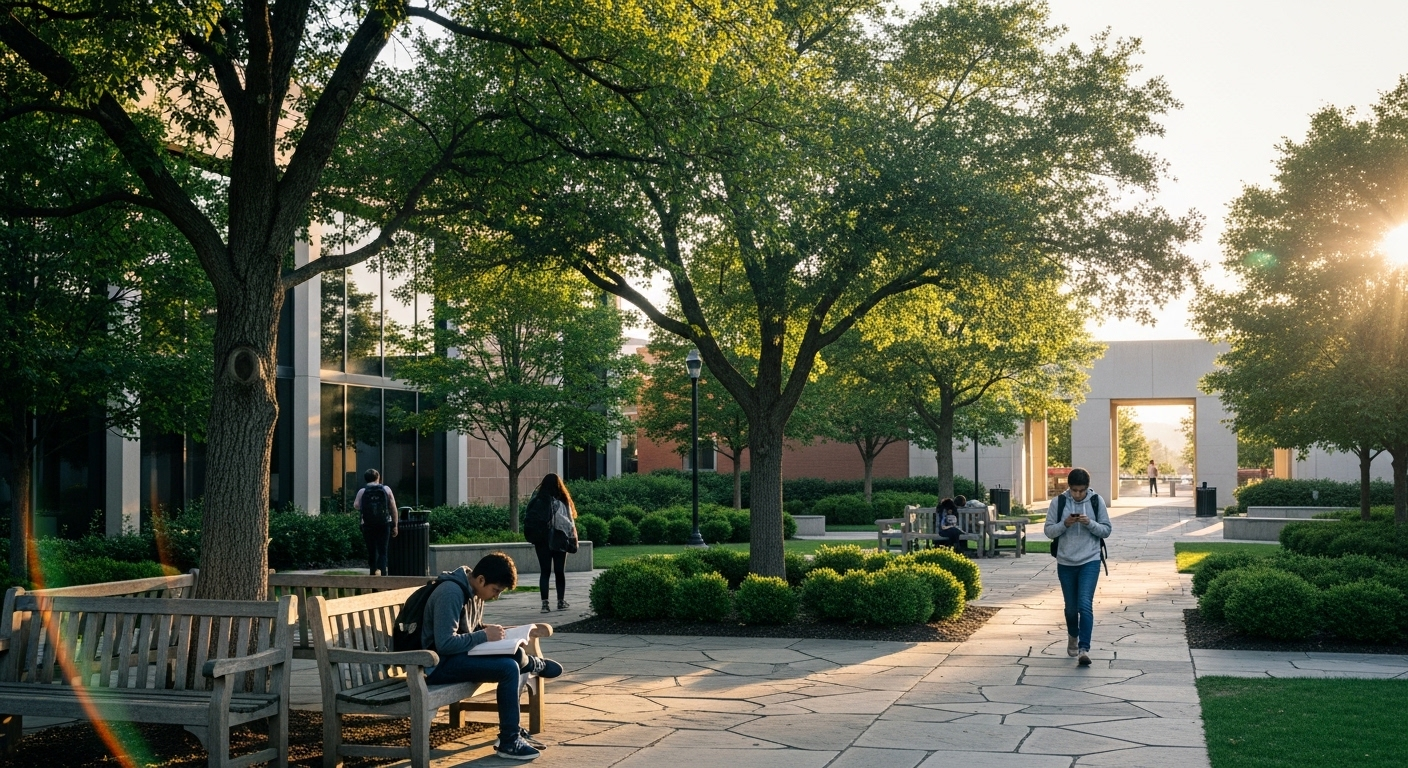 Khuôn viên đại học xanh mát, yên bình với sinh viên học bài, lối đi sạch đẹp và kiến trúc hiện đại, tiêu biểu cho các trường đại học top đầu Hà Nội. Khuôn viên đại học xanh mát, yên bình với sinh viên học bài, lối đi sạch đẹp và kiến trúc hiện đại, tiêu biểu cho các trường đại học top đầu Hà Nội.