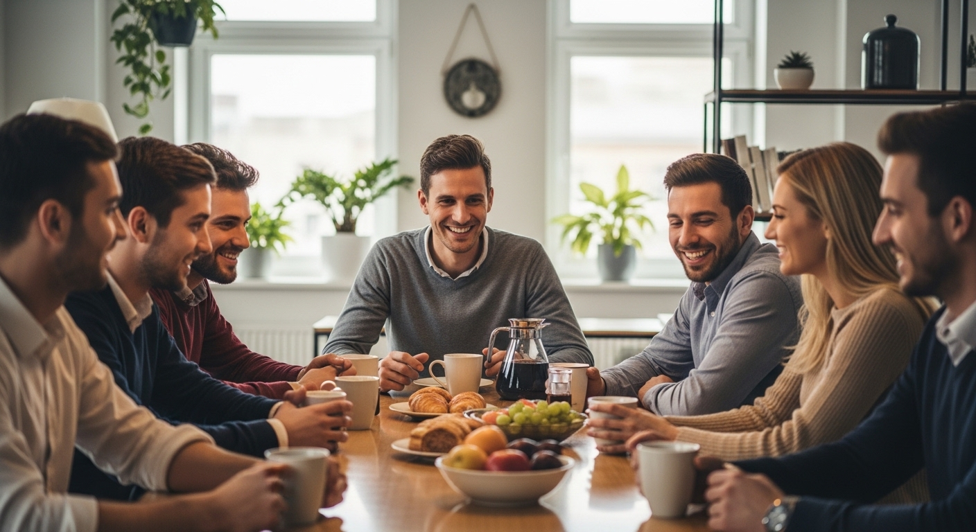 Đội ngũ chuyên nghiệp đa dạng thảo luận hợp tác tại văn phòng hiện đại, tối ưu hóa công tác hành chính nhân sự.