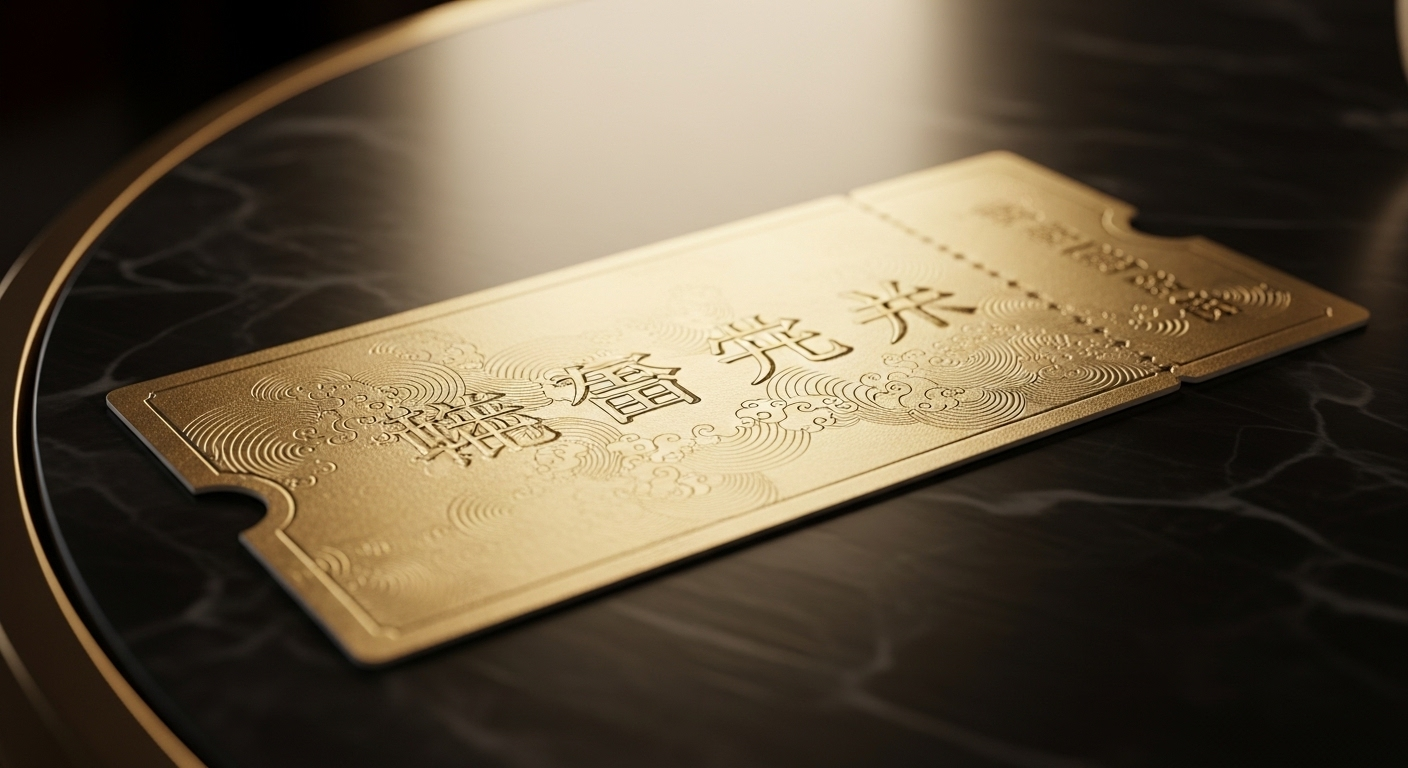 Tấm thẻ vàng thanh lịch với hoa văn chữ Hán trừu tượng trên bàn tối, biểu trưng cho cơ hội độc đáo và thành công vượt trội trong các câu hỏi phỏng vấn tiếng Trung. Tấm thẻ vàng thanh lịch với hoa văn chữ Hán trừu tượng trên bàn tối, biểu trưng cho cơ hội độc đáo và thành công vượt trội trong các câu hỏi phỏng vấn tiếng Trung.